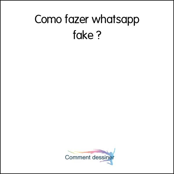 Como fazer whatsapp fake
